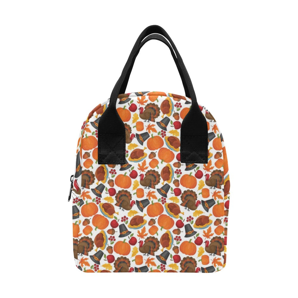 Thanksgiving Print Design LKS304 Insulated Lunch Bag