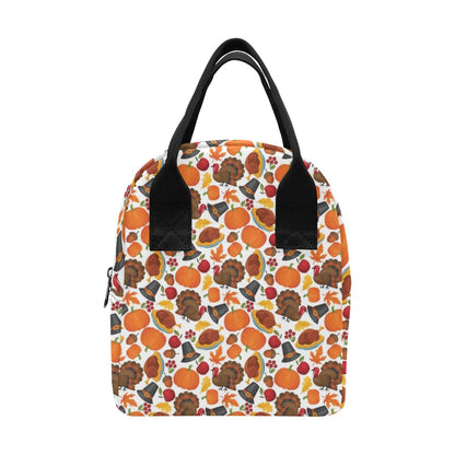 Thanksgiving Print Design LKS304 Insulated Lunch Bag