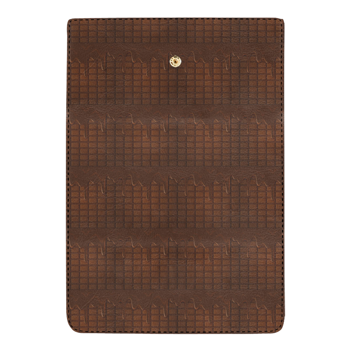Chocolate Pattern Print Design 01 Women's Trifold Wallet