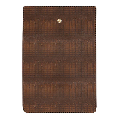 Chocolate Pattern Print Design 01 Women's Trifold Wallet