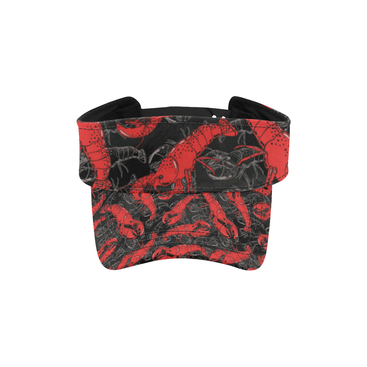Lobster Pattern Print Design 04 Unisex Sun Visor