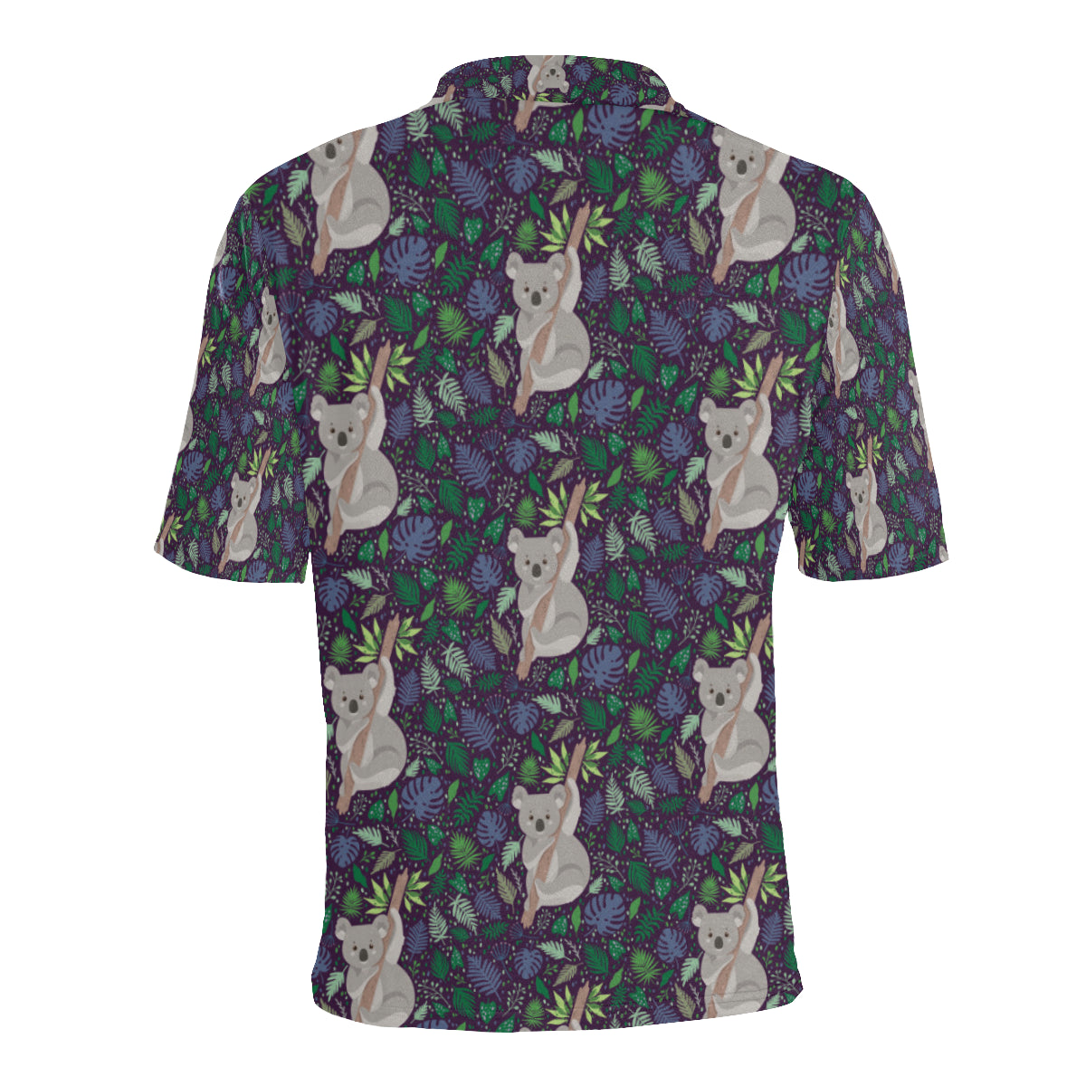 Koala Pattern Print Design 06 Men Polo Shirt