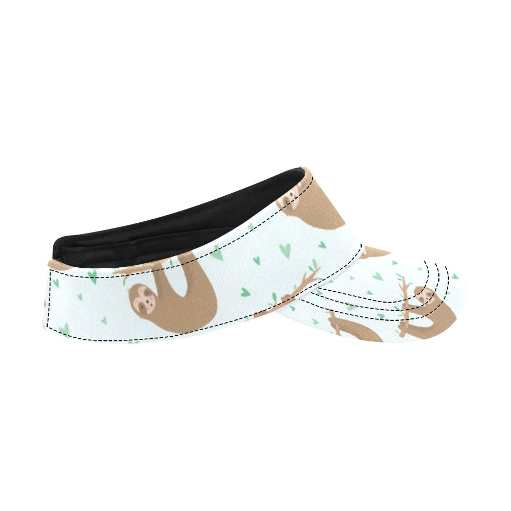 Sloth Print Design LKS308 Unisex Sun Visor