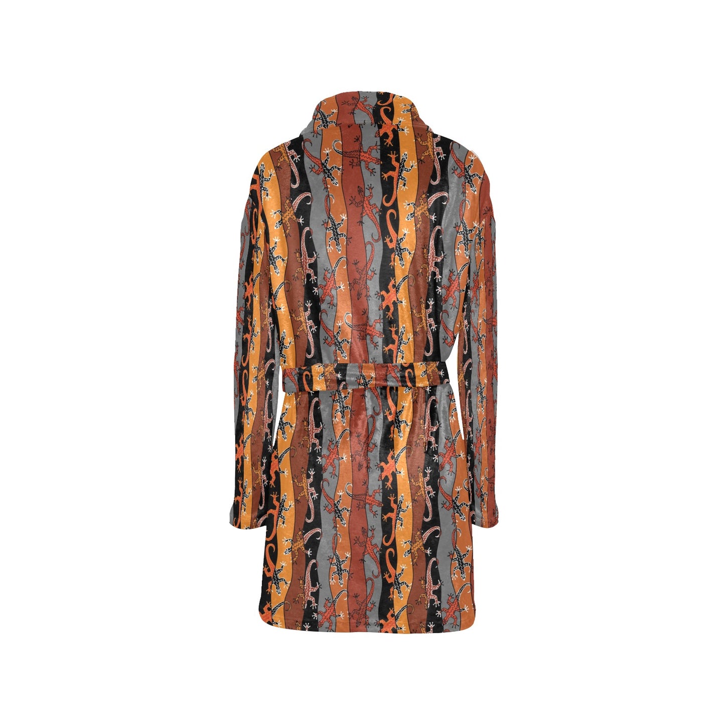 lizard Print Design LKS403 Women's Fleece Robe