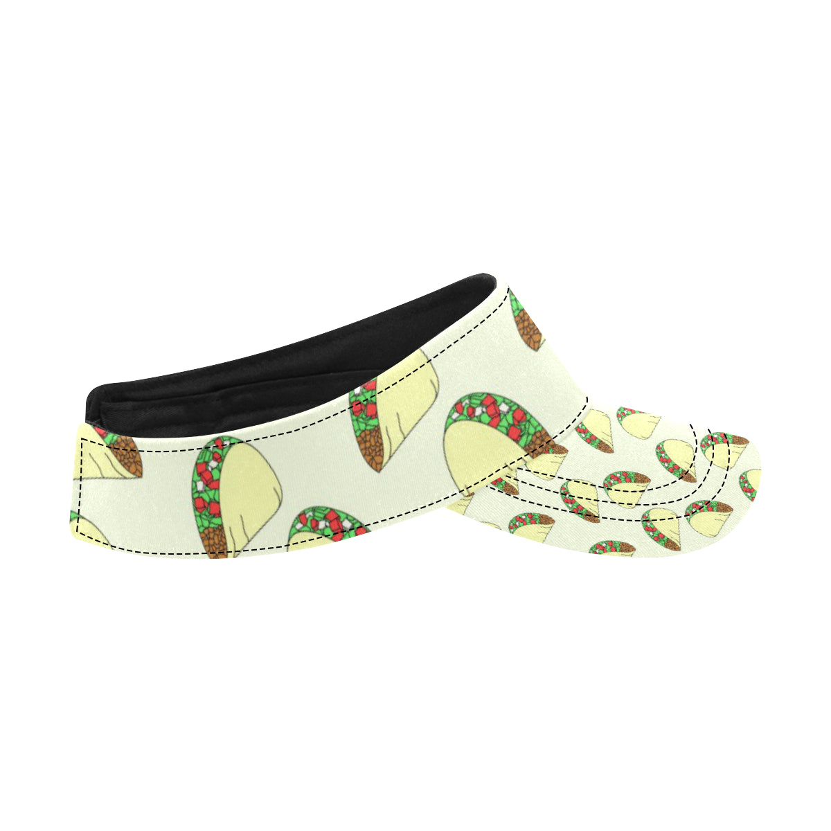 Taco Pattern Print Design TC05 Unisex Sun Visor