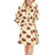 Thanksgiving Print Design LKS3010 Women's Fleece Robe