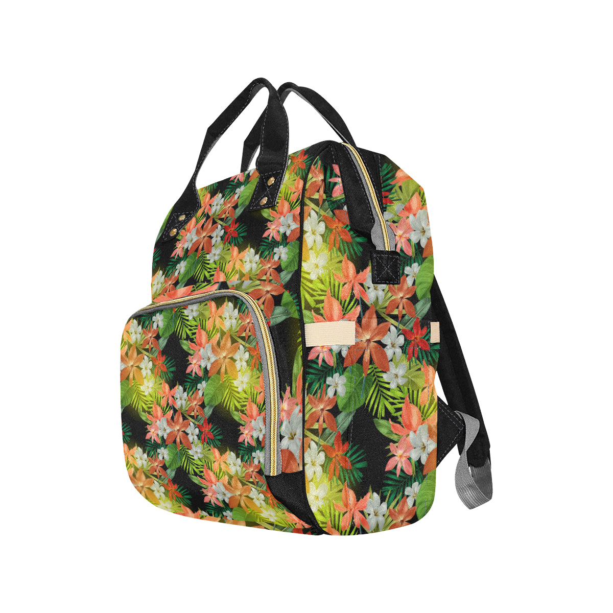 Amaryllis Pattern Print Design AL07 Diaper Bag Backpack