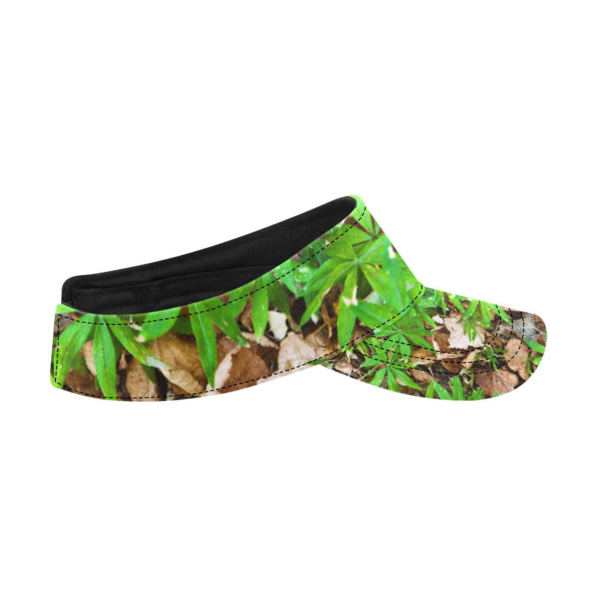 Camouflage Realistic Tree Fresh Print Unisex Sun Visor