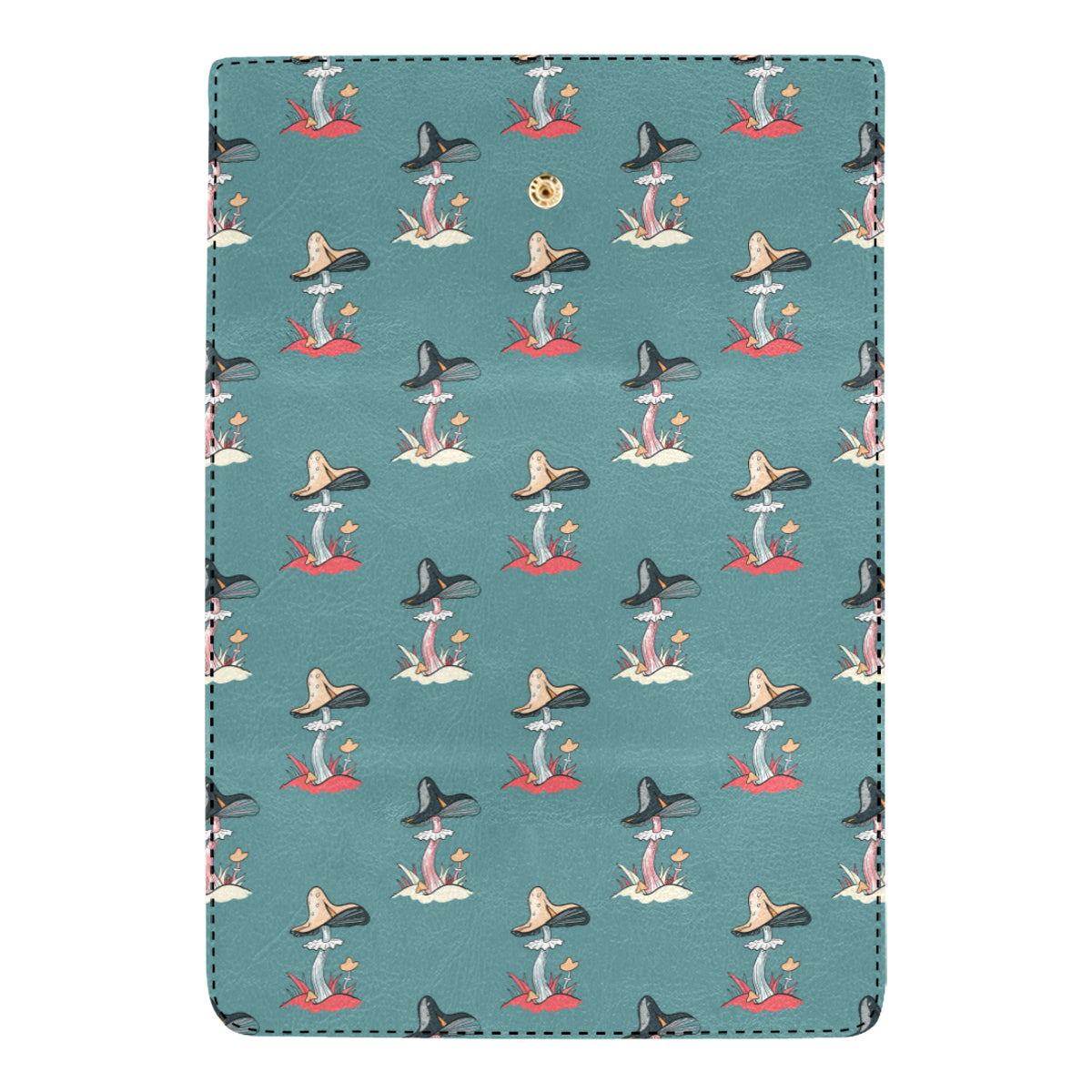 Mushroom Pattern Print Design A04 Women's Trifold Wallet