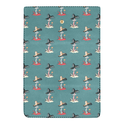 Mushroom Pattern Print Design A04 Women's Trifold Wallet