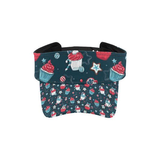Cupcake Pattern Print Design 03 Unisex Sun Visor