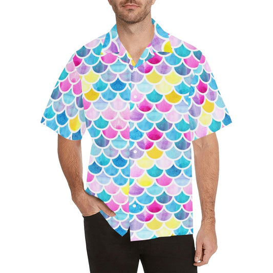 Scales Print Design LKS402 Men's Men's Hawaiian Shirt