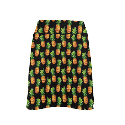 Pineapple Cute Print Design Pattern 17" Golf & Pickleball Skort with Pockets