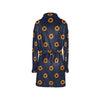 Sunflower Print Design LKS304 Women's Fleece Robe