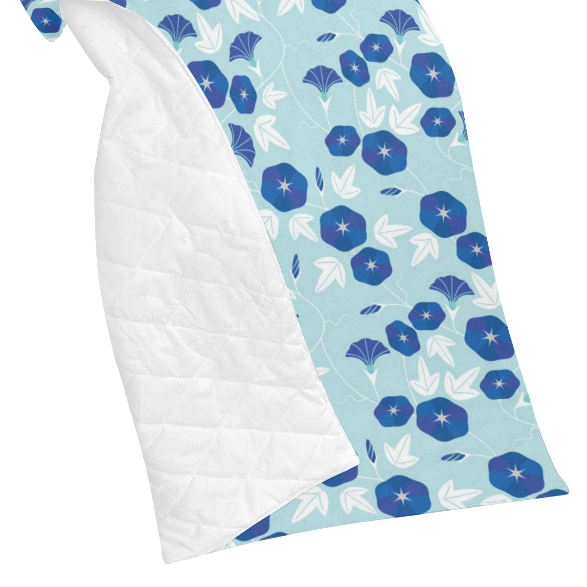 Morning Glory Pattern Print Design MG07 Premium Quilt