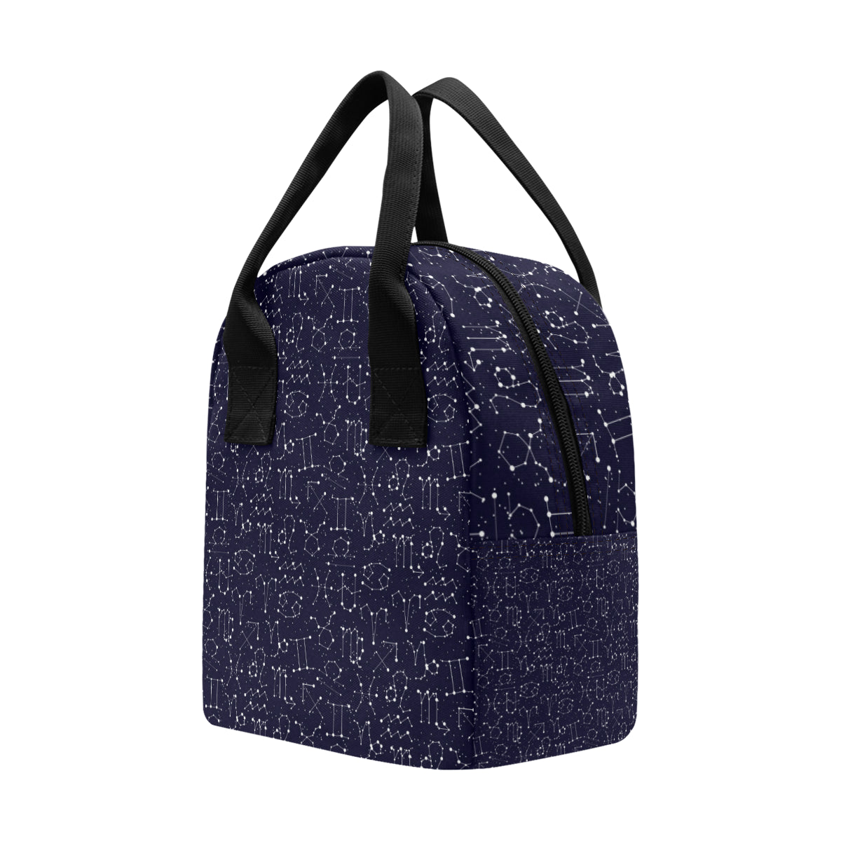 Zodiac Pattern Design Print Insulated Lunch Bag