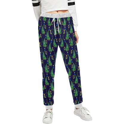 Peacock Art Design Print Unisex Sweatpants