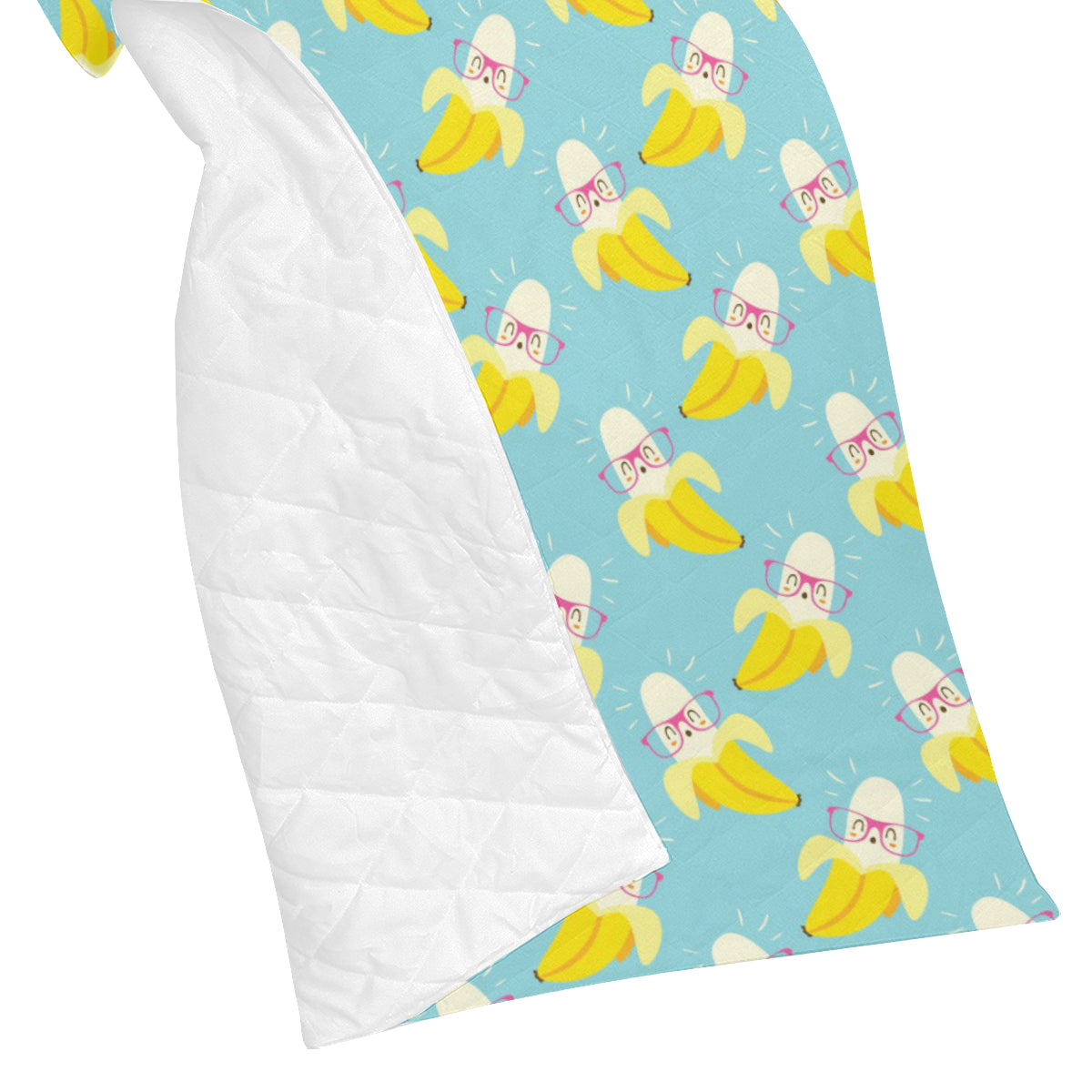 Banana Pattern Print Design BA07 Premium Quilt
