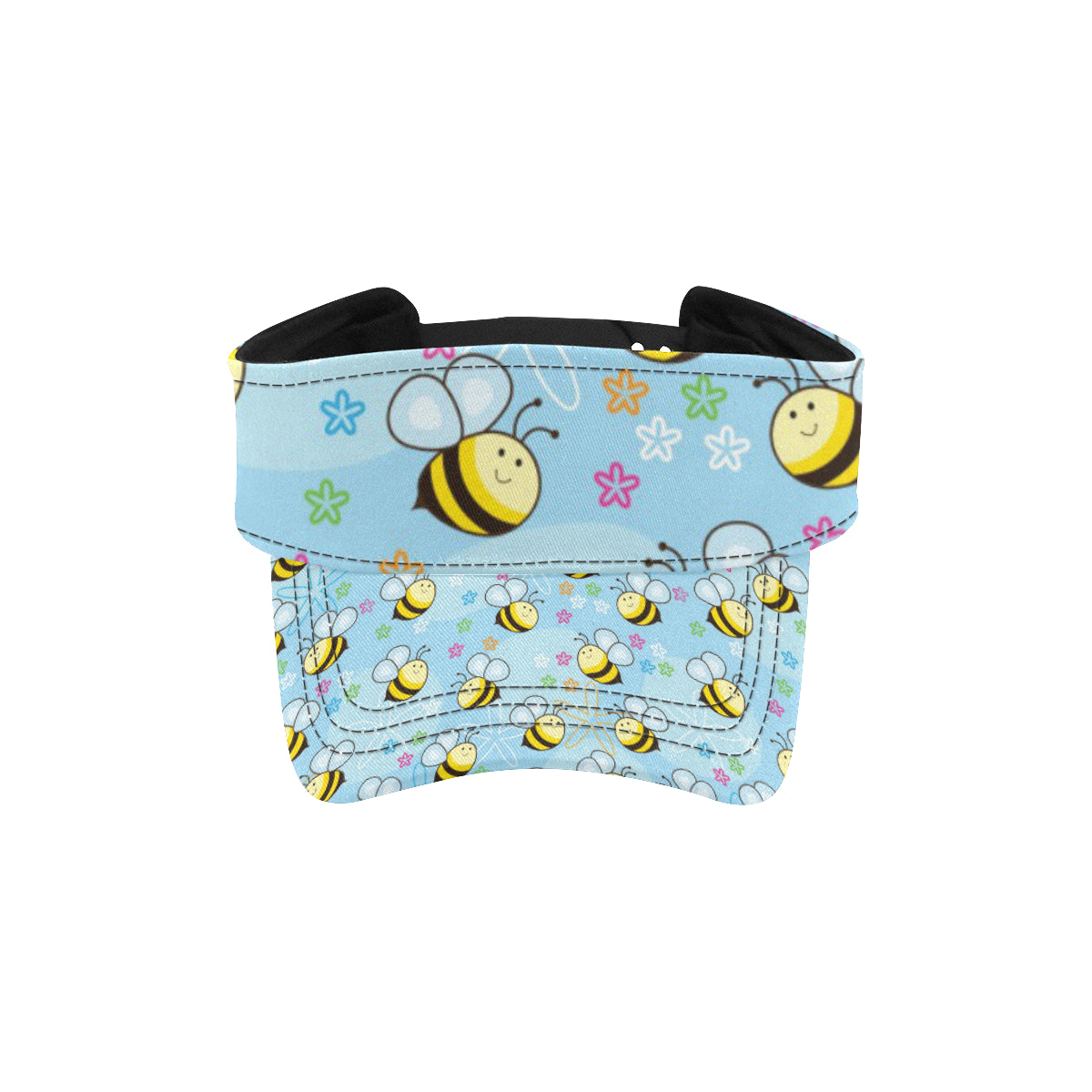 Bee Pattern Print Design BEE03 Unisex Sun Visor