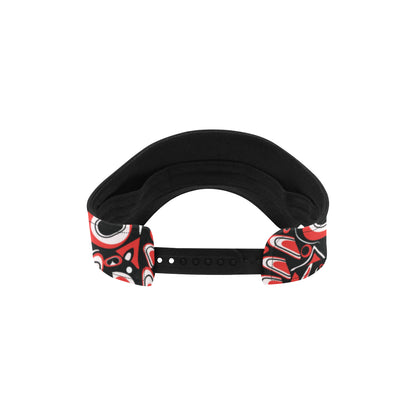 Totem Pole Texture Design Unisex Sun Visor
