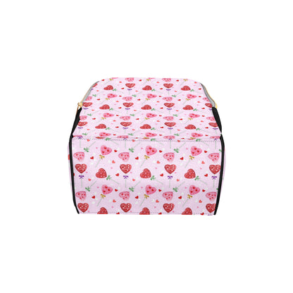 Lollipop Pattern Print Design LL07 Diaper Bag Backpack