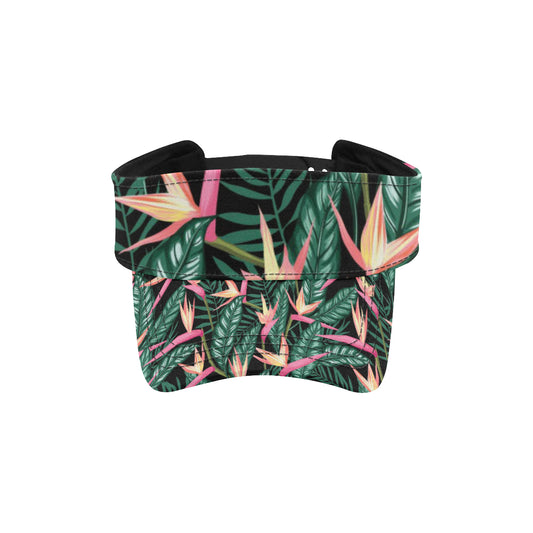 Bird Of Paradise Pattern Print Design BOP03 Unisex Sun Visor