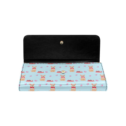 Chihuahua Pattern Print Design 05 Women's Trifold Wallet