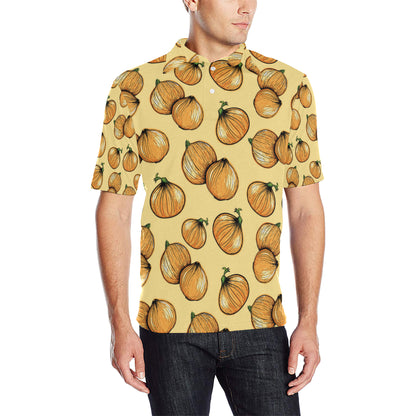 Onion Pattern Print Design A04 Men Polo Shirt