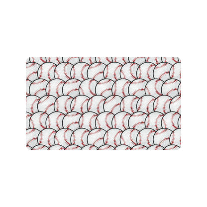 Baseball Pattern Rubber Doormat