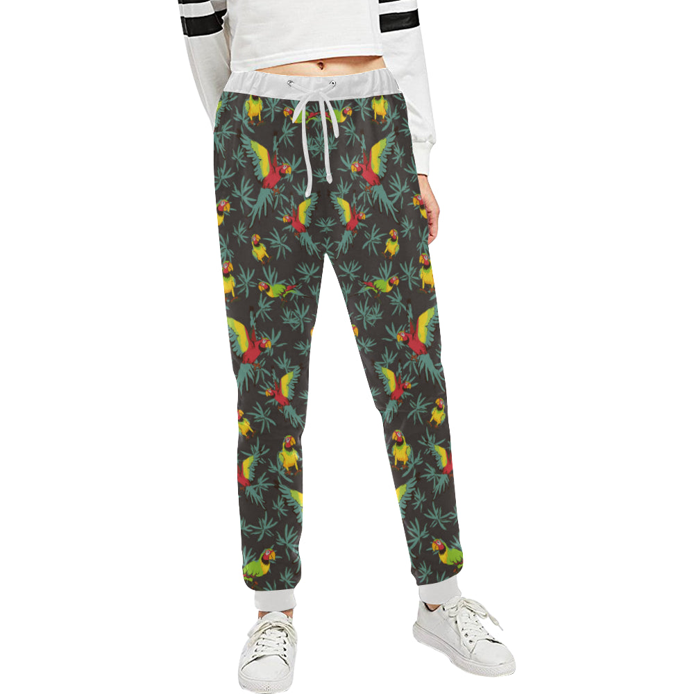 Parrot Themed Print Unisex Sweatpants