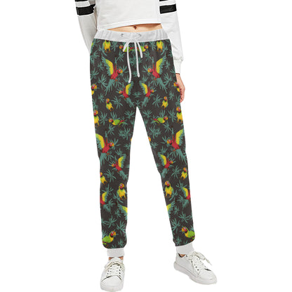 Parrot Themed Print Unisex Sweatpants