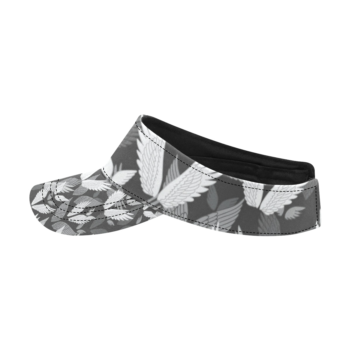 Angel Wings Pattern Design Themed Print Unisex Sun Visor
