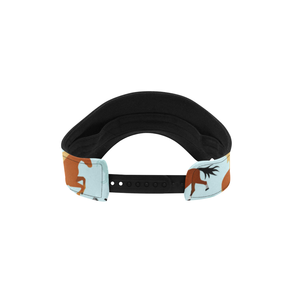 Horse Cute Themed Pattern Print Unisex Sun Visor