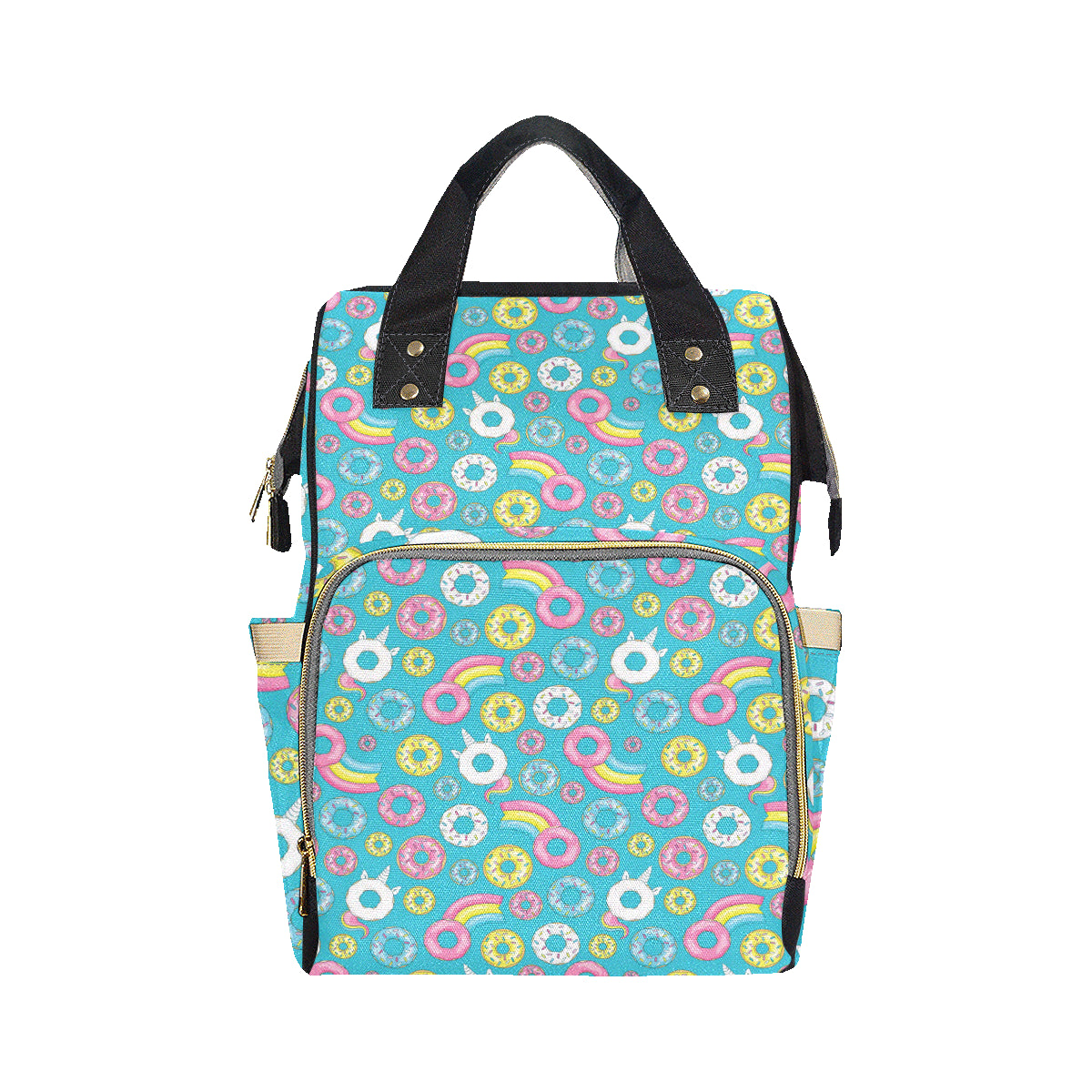 Donut Pattern Print Design DN013 Diaper Bag Backpack