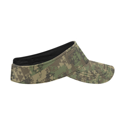 Camouflage Aztec Green Army Print Unisex Sun Visor