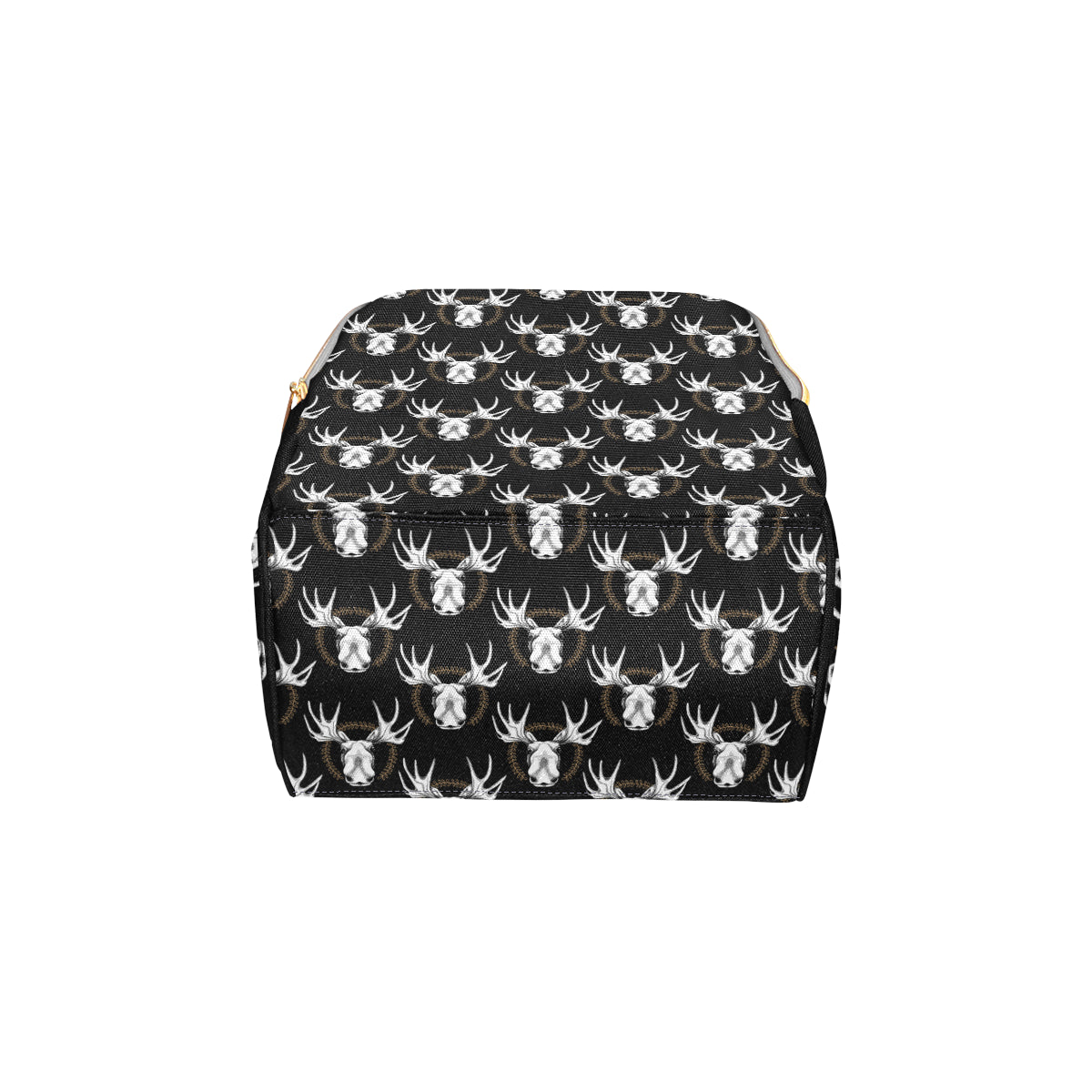 Moose Pattern Print Design 02 Diaper Bag Backpack