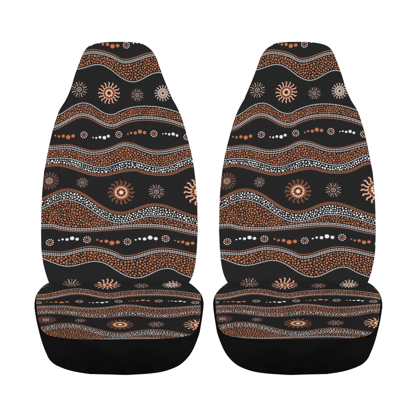 Aboriginal Print Design LKS404 Car Seat Covers