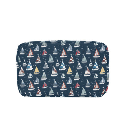 Sailboat Print Design LKS306 Insulated Lunch Bag
