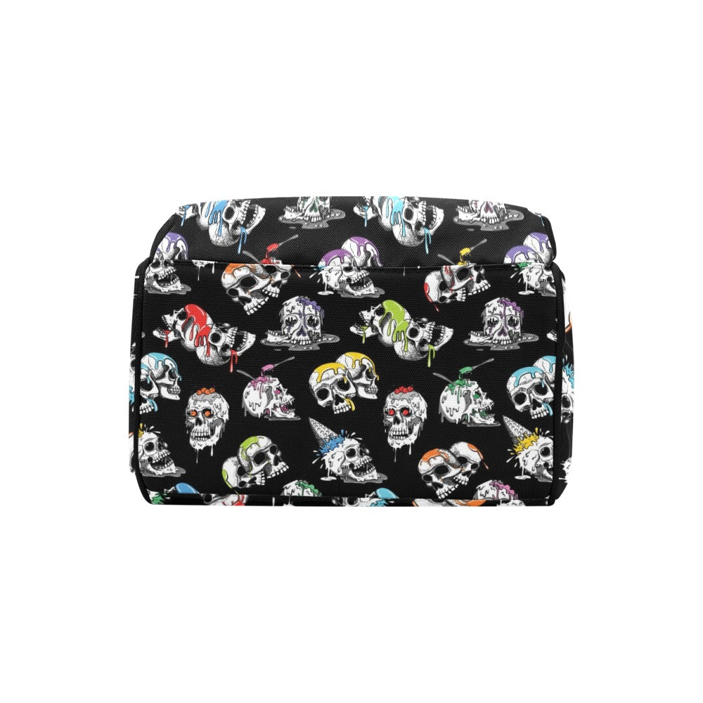 Skull Print Design LKS3013 Diaper Bag Backpack