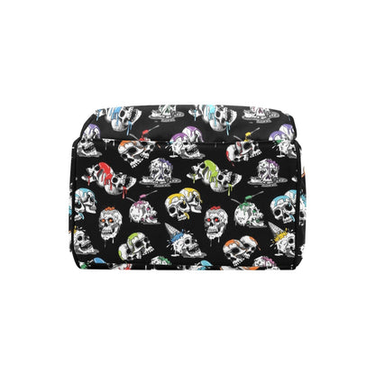 Skull Print Design LKS3013 Diaper Bag Backpack