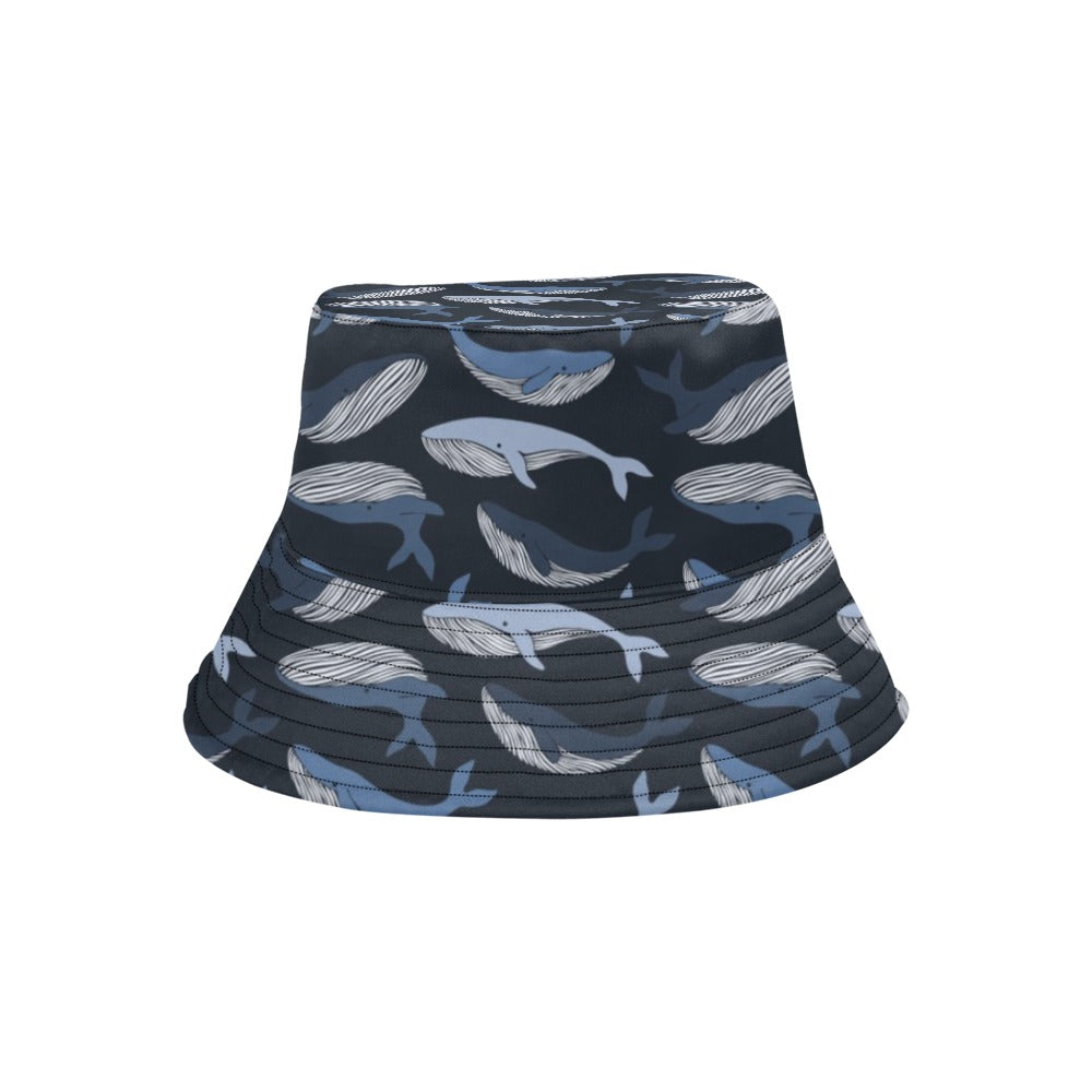 Whale Print Design LKS301 Unisex Bucket Hat