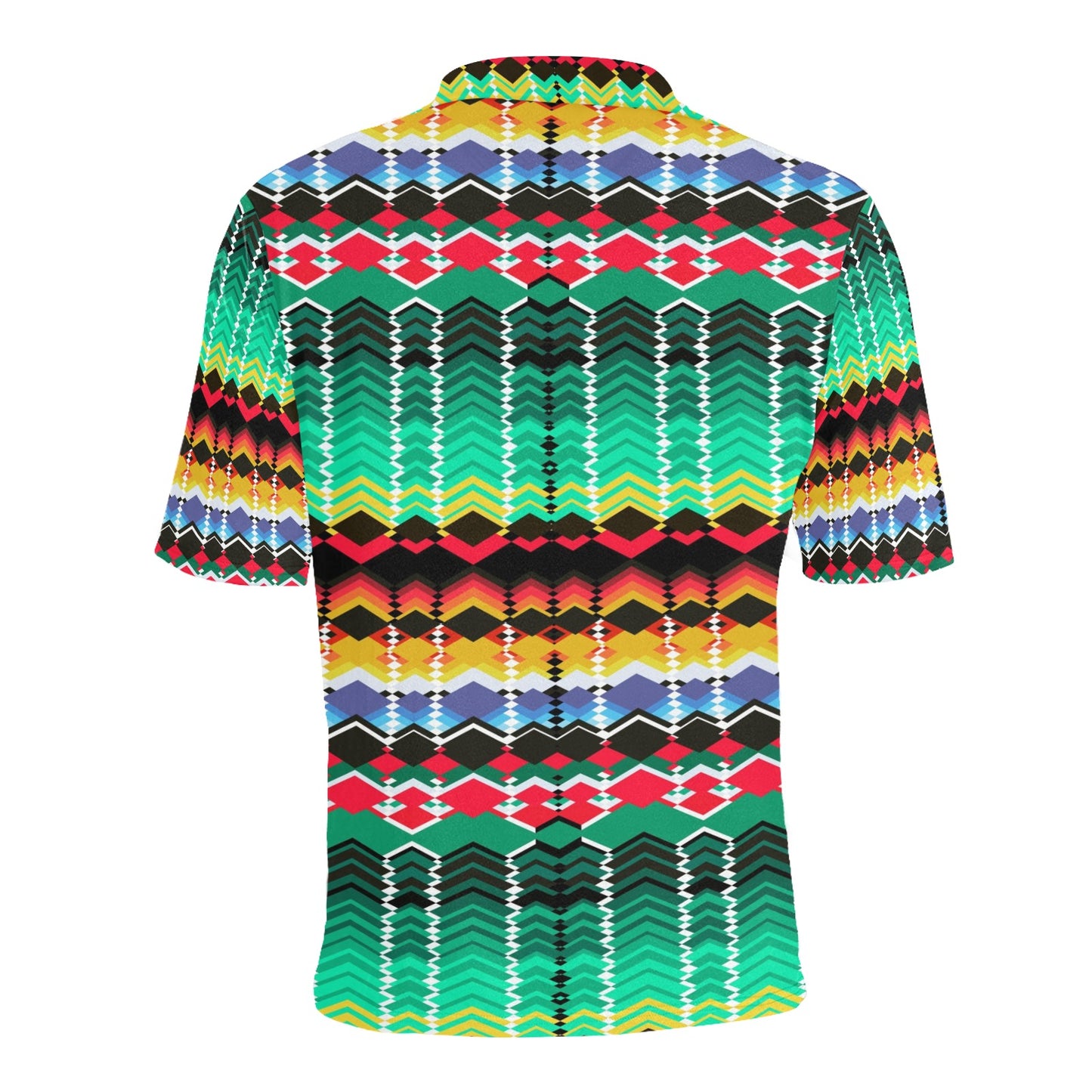 Serape Print Design LKS307 Men Polo Shirt