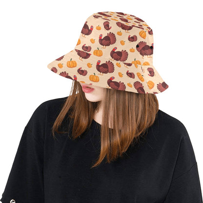 Thanksgiving Print Design LKS308 Unisex Bucket Hat