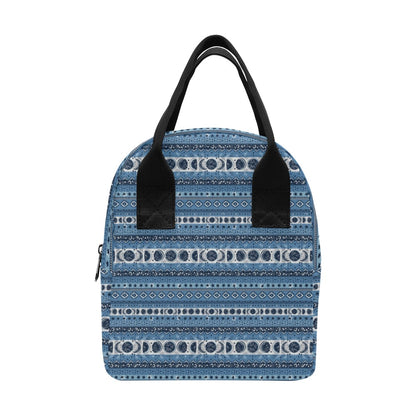 Sun Moon Pattern Print Design LKS306 Insulated Lunch Bag