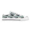 Scottish Terriers Print Design LKS301 Women's White Low Top Shoes