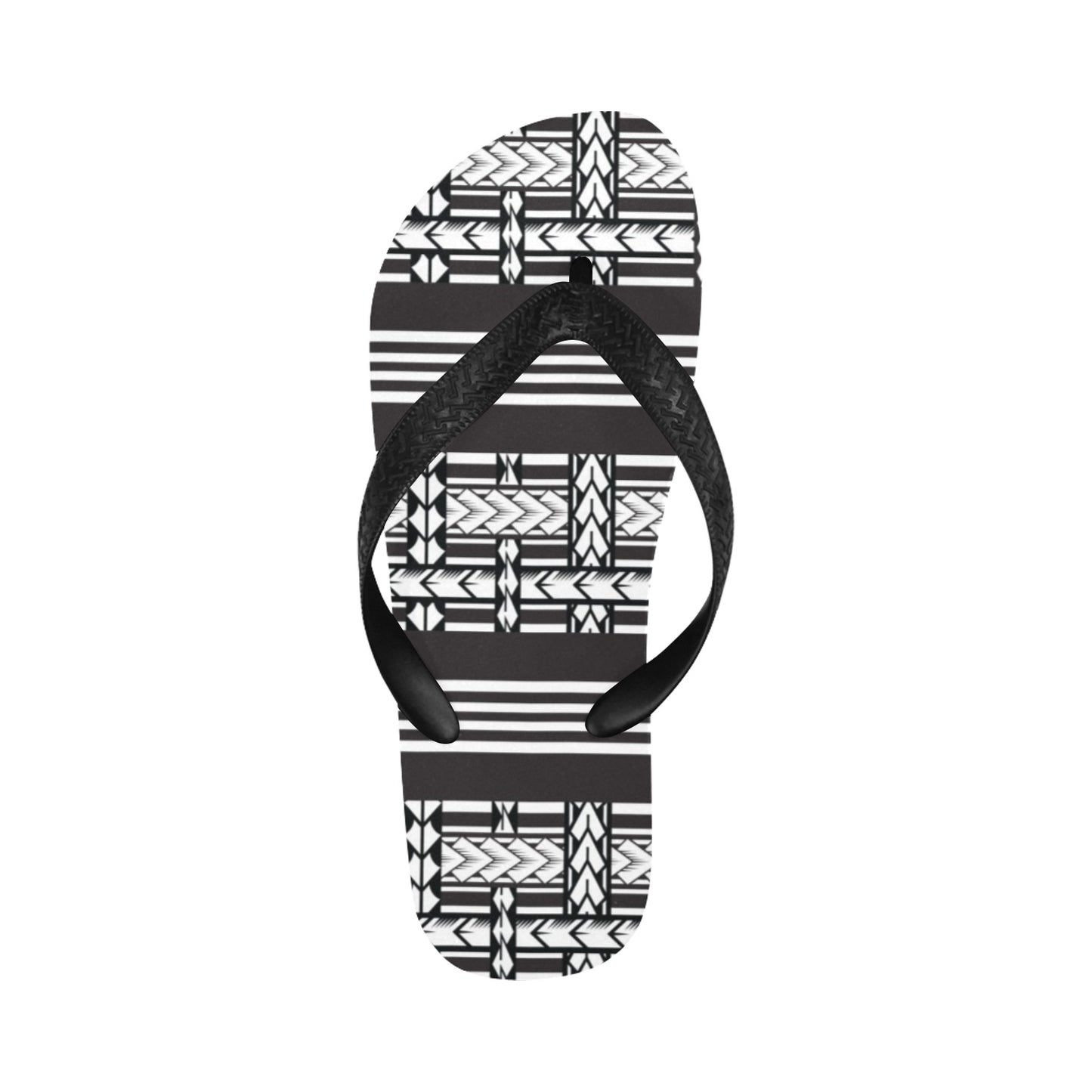 Samoan Tattoo Print Design LKS304 Flip Flops