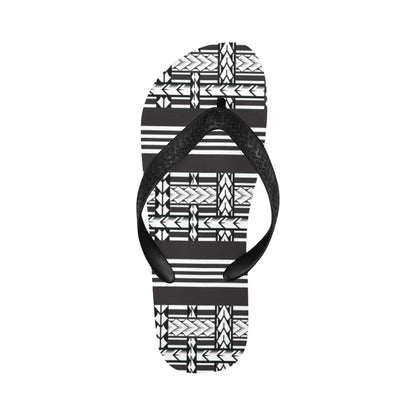 Samoan Tattoo Print Design LKS304 Flip Flops