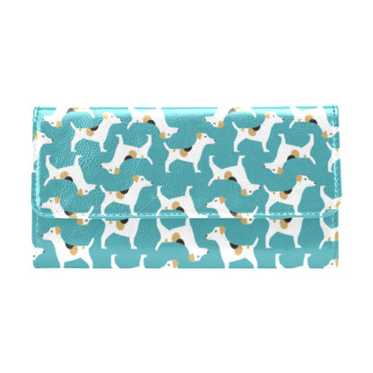Russell Terriers Print Design LKS301 Women's Trifold Wallet