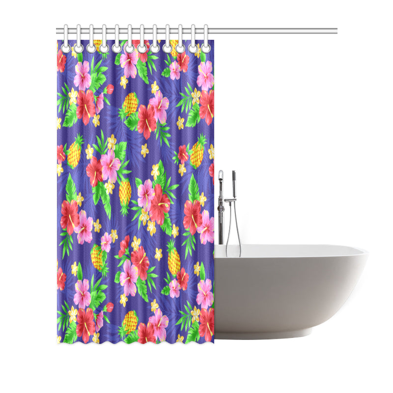 Hawaiian Themed Pattern Print Design H05 Shower Curtain