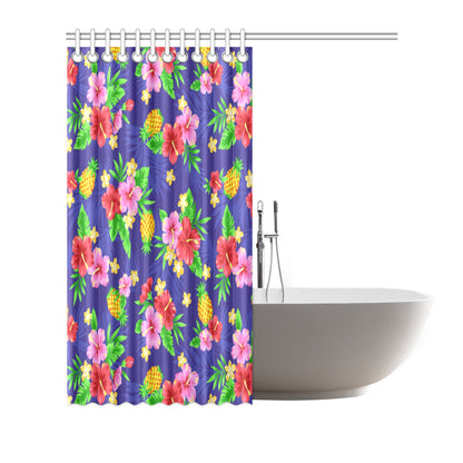 Hawaiian Themed Pattern Print Design H05 Shower Curtain